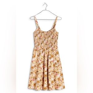 *NWT* MADEWELL LUCIE FLORAL PRINT DRESS
